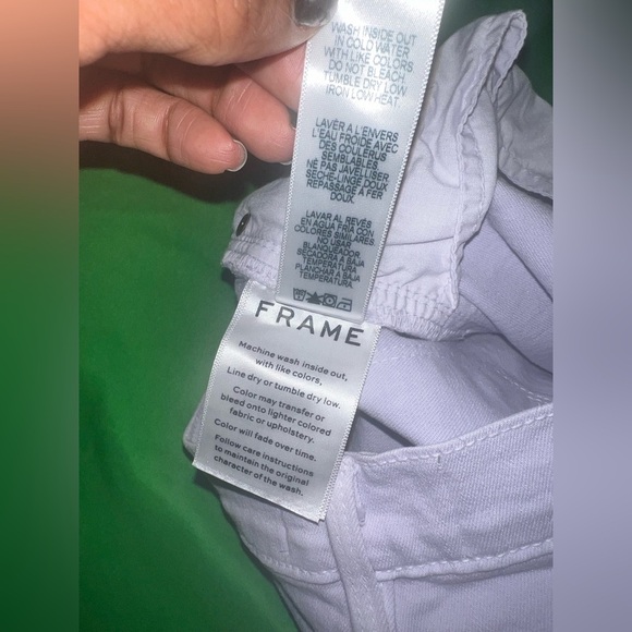 Frame Denim Women's Lilac Skinny Jeans size 27 - Picture 7 of 8